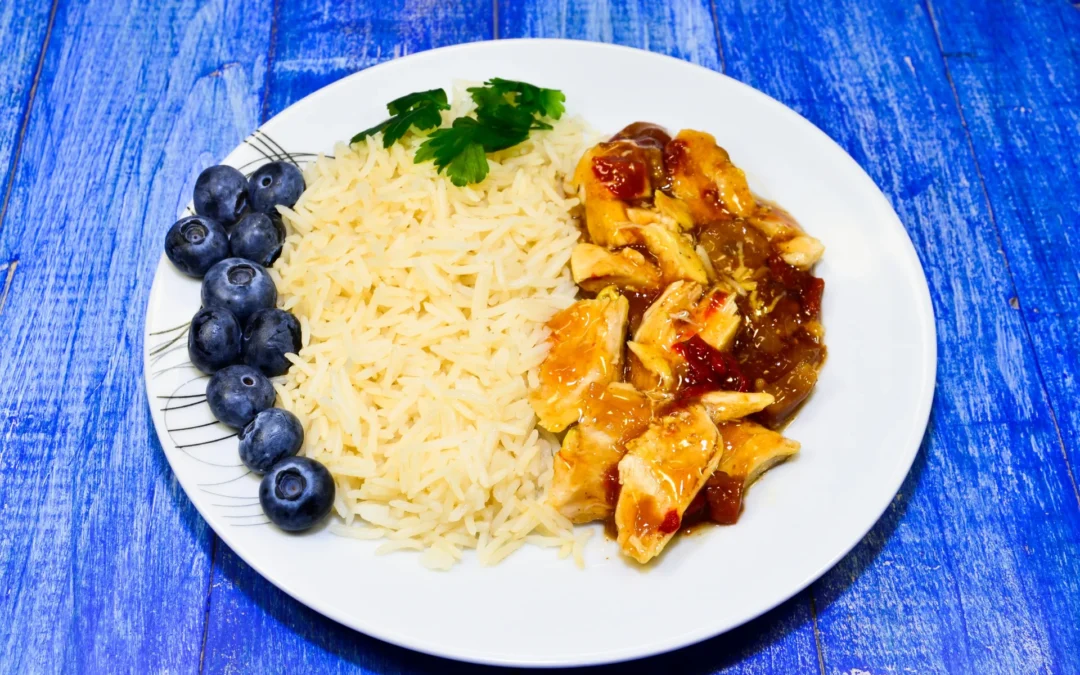 Berries with Rice and Honey